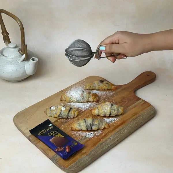 Bournville Chocolate Croissant - Dusted Croissants