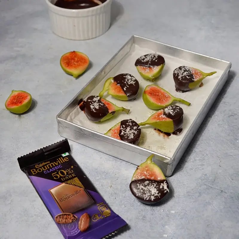 Bounville Chocolate Dipped Fig Recipe
