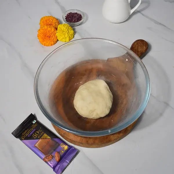 Bournville Chocolate Dipped Tutti Frutti Gujiya - Add water