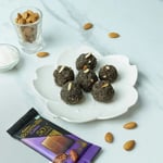 Bournville Chocolate Laddo With Coconut Almond