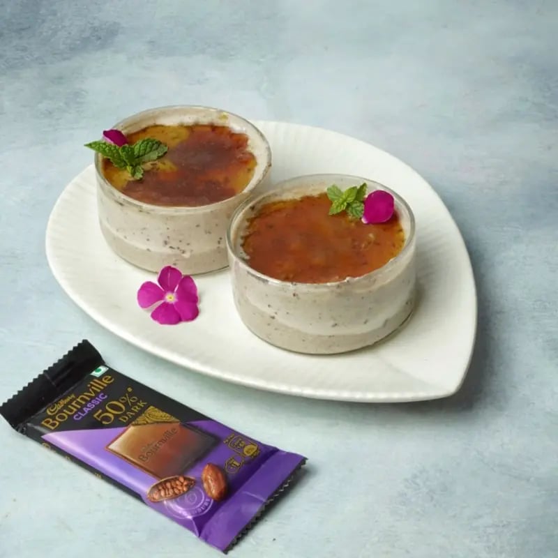 Bounville Chocolate Misti Doi with Caamelized Suga Recipe