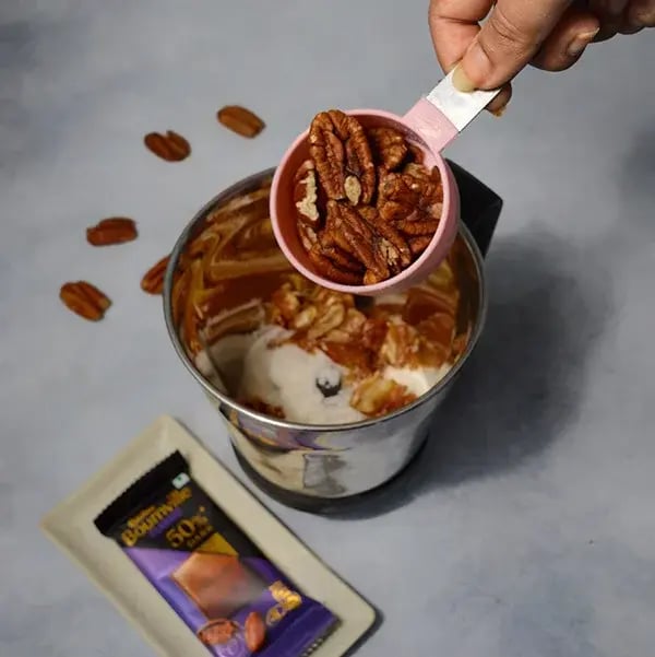 Bournville Chocolate Pecan Truffle - Add pecan
