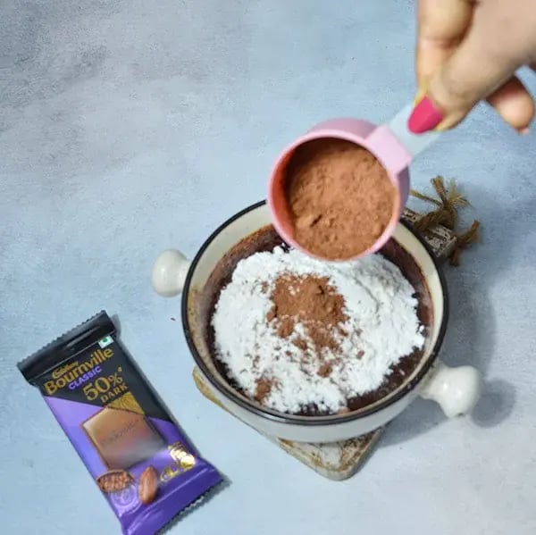 Bournville Chocolate Pistachio Brownie - Add Coconut powder