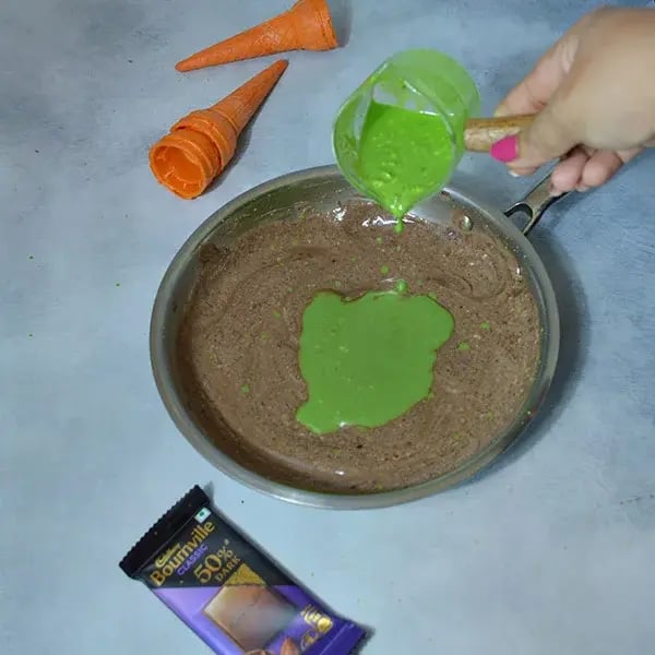 Bournville Chocolate Pistachio Ice Cream - Add pistachio paste