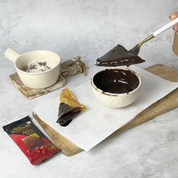 Bournville Chocolate Samosa - Dipped