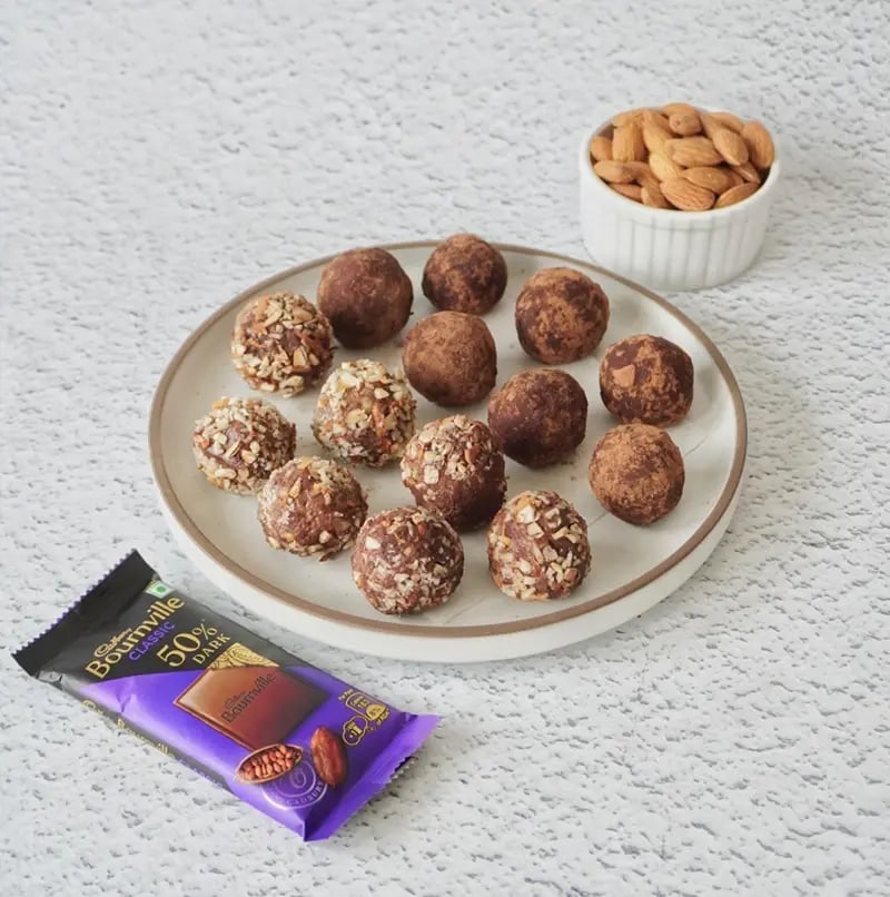 Bounville Chocolate Tuffle with Almonds Recipe