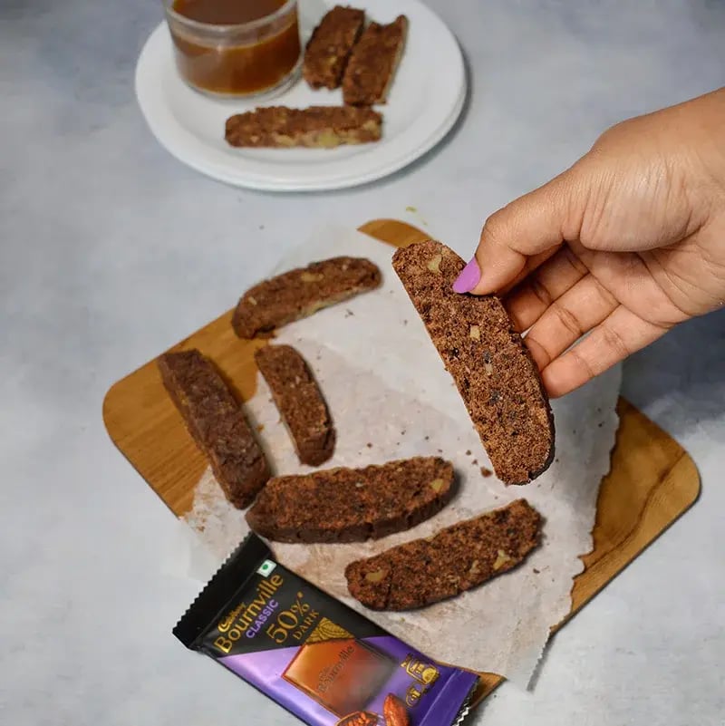 Bounville Chocolate Walnut Biscotti Recipe