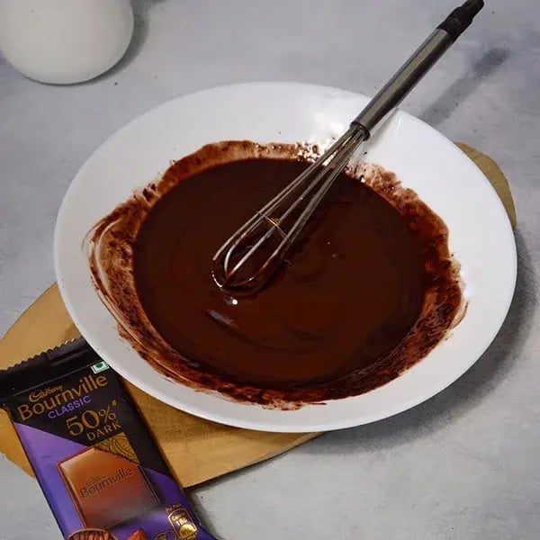 Bournville Chocolate Walnut Biscotti - Mix it will