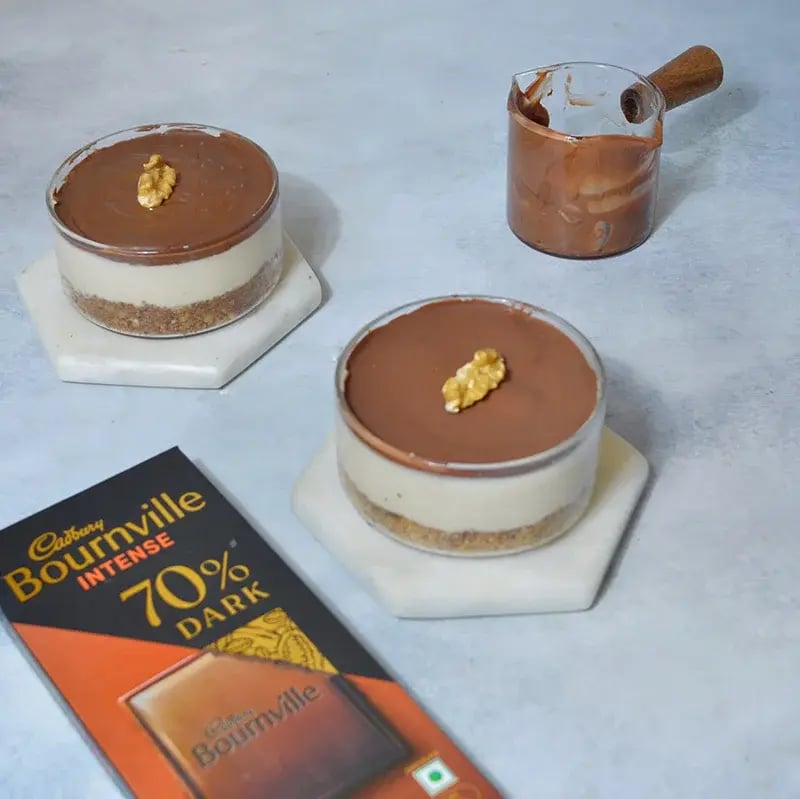Bounville Chocolate Walnut Cheesecake Recipe