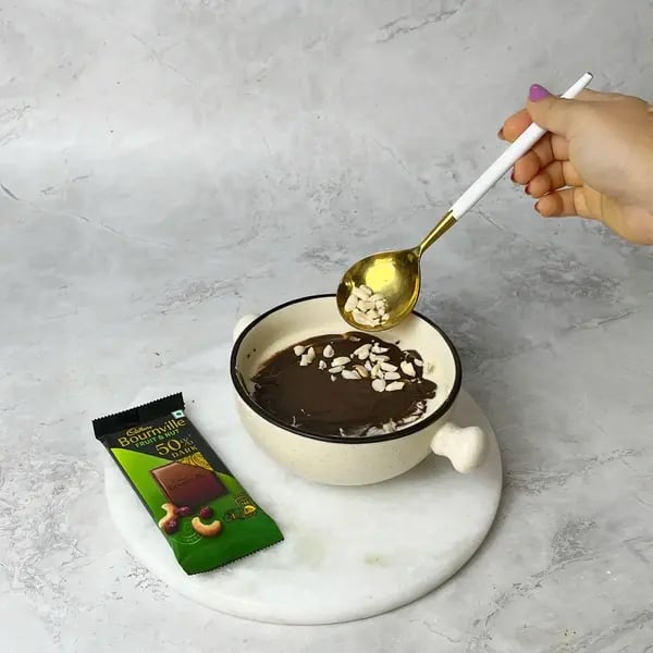 Bournville Chocolate Yogurt Bowl - Peanuts On Chocolate