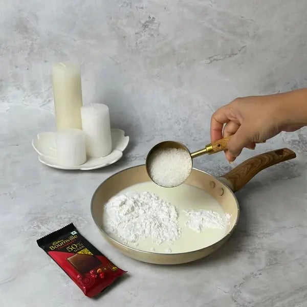Bournville Cocoa Mochi - Mixing