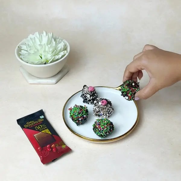 Bournville Covered Biscuit Balls - Chilled Biscuit Balls