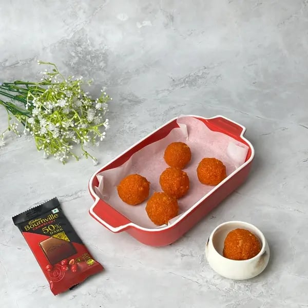 Bournville Covered Motichur Ladoo - Freezer Tray