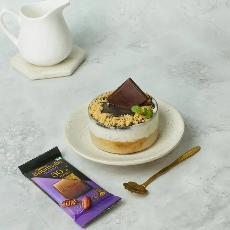 Bournville Covered No-Bake Biscoff Cheesecake Recipe