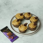 Bournville Cupcakes with Peanut Butter Frosting
