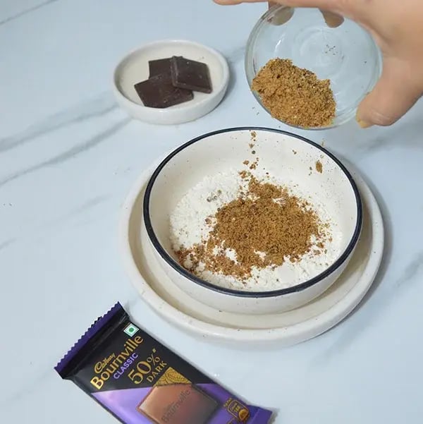 Bournville Dora Cake - Add all-purpose flour &amp; jaggery