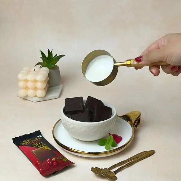 Bournville Filled Chocolate Affogato - Microwaving Chocolate Cream