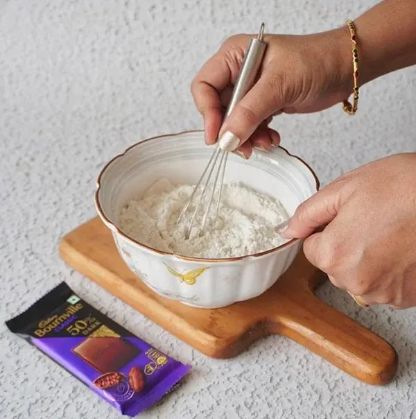 Bournville Flavored Dry Fruit Cookies - Mix these dry ingredients