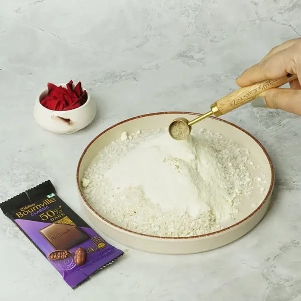 Bournville Makhana Mithai Roll for Dusshera -Add cardamom powder