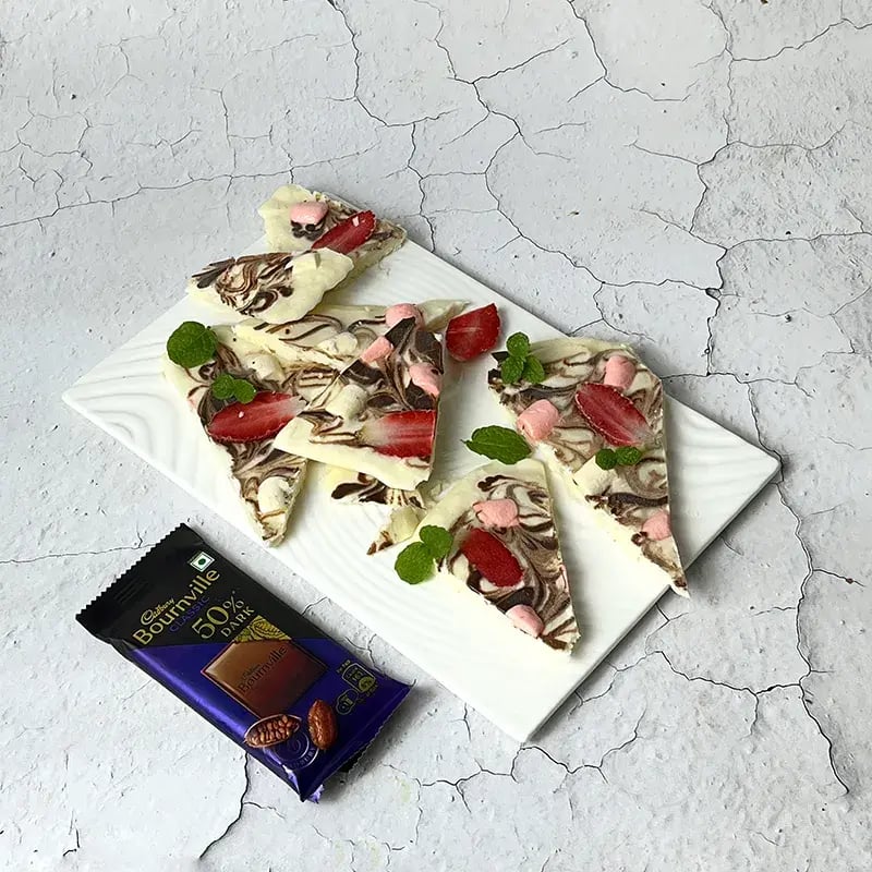Bournville Marshmallow Yogurt Bark Recipe