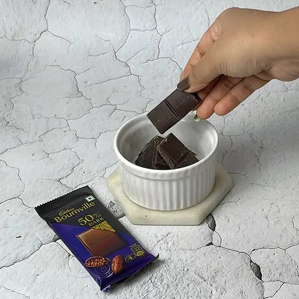 Bournville Marshmallow Yogurt Bark-Now break the Bournville chocolate