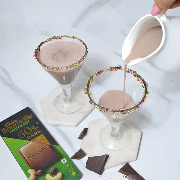 Bournville Martini Mocktail - Chocolate Syrup
