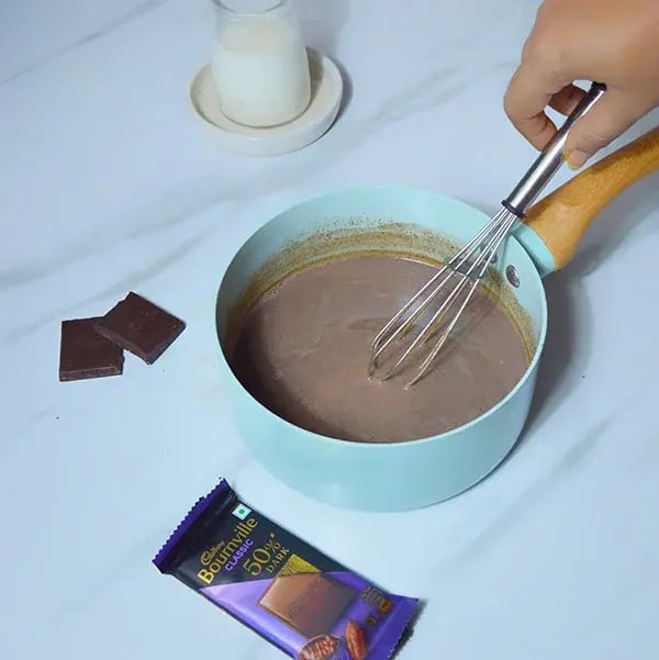 Bournville Matka Kulfi - Boil in low flame