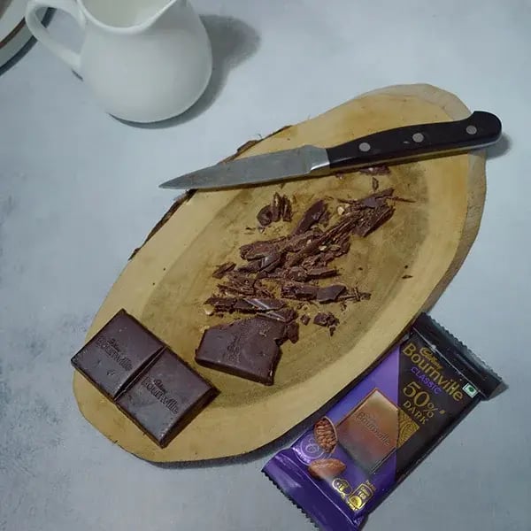 Bournville Mini Carrot Cake - Chop Cadbury Bournville chocolates