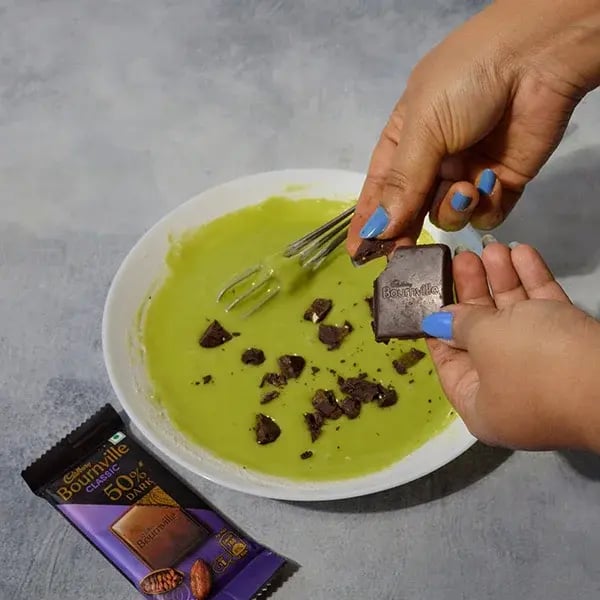 Bournville Mint Chocolate Cookie Bar - Chopped Cadbury Bournville Dark Chocolate