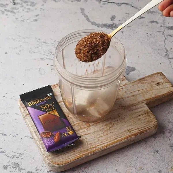 Bournville Peanut Butter Pudding - Add 1 tablespoon of sugar