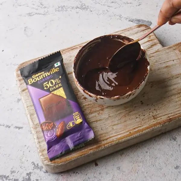 Bournville Peanut Butter Pudding - Melt the chocolate