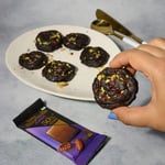 Bournville Pistachio Rose Sugar Cookies