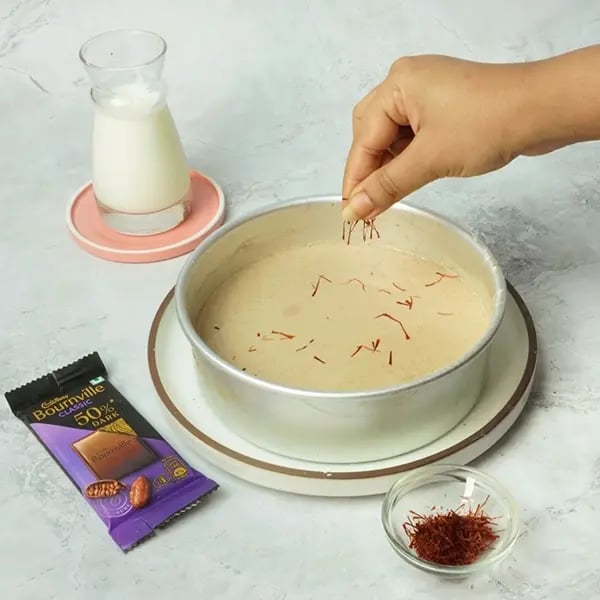 Bournville Saffron Kharwas-Sprinkle a few saffron strands
