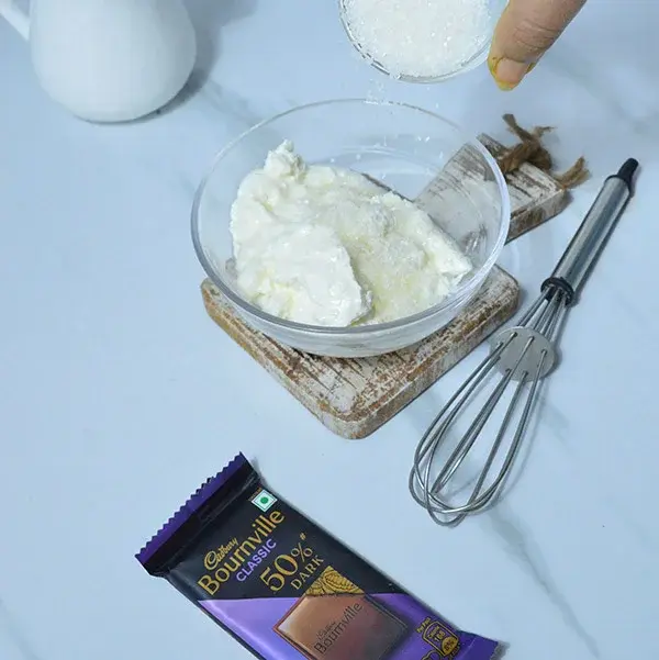Indulgent Bournville Shrikhand Chia Pudding Recipe - Whisking Hung Curd