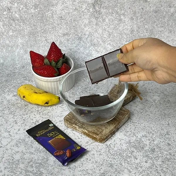 Bournville Strawberry Banana Yogurt Cluster -Once clusters are completely frozen