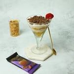 Bournville Strawberry Shrikhand Parfait