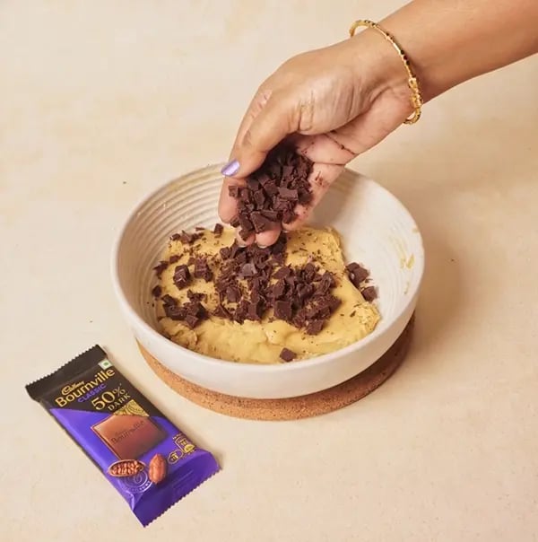 Cadbury Bournville Cereal Cookies-Once the dough is coming together