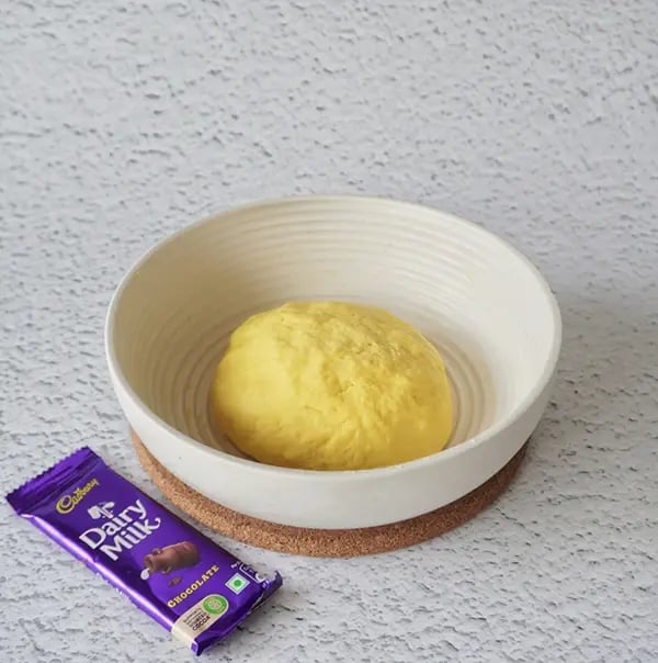 Cadbury Dairy Milk Puran Poli with Cashews and Almonds - Cover with a damp cloth