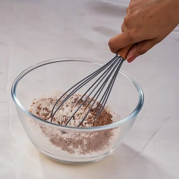 Cadbury Khusi Pitha - Add cocoa powder