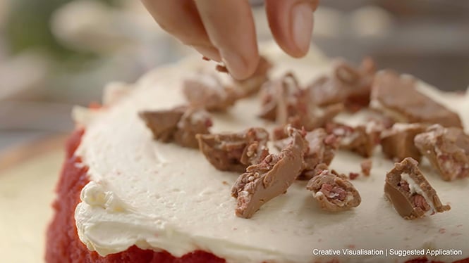 Cadbury Silk Red Velvet Anniversary Cake Step 14