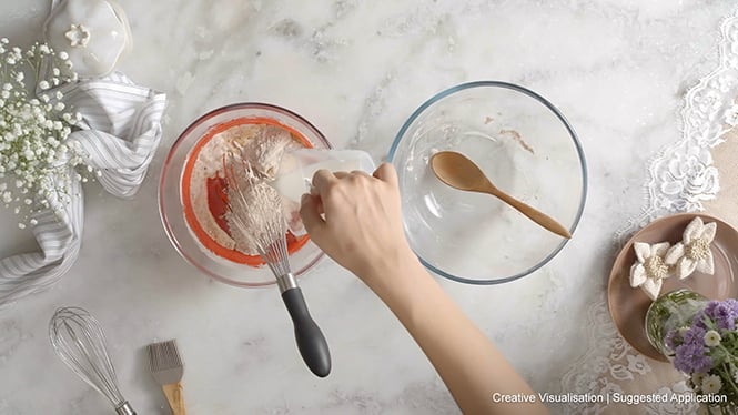 Cadbury Silk Red Velvet Anniversary Cake Step 6