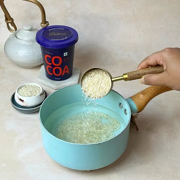 Champorado(Cocoa Rice Pudding)-In a pot