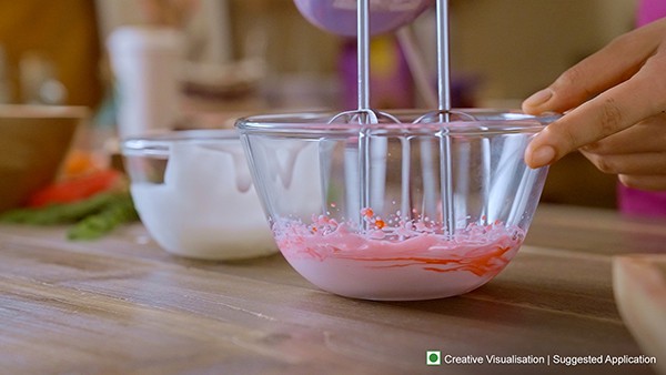 Choco Berry and Mocha Bowl Cake Step 15