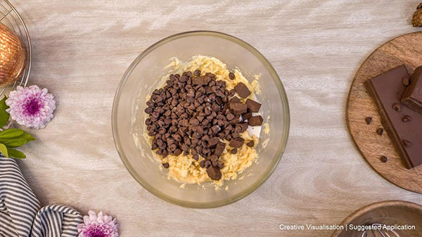The Best Cadbury Chocolate Chip Cookies Recipe - Adding Chocolate Chips
