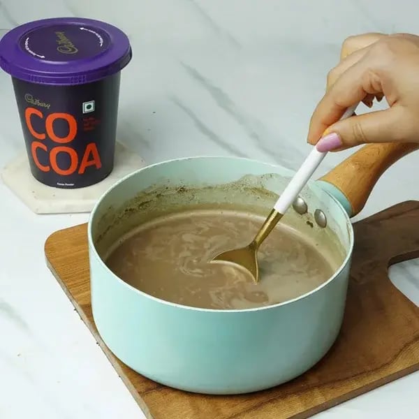 Choco Coffee Sago Drink - Let the mixer cool completely