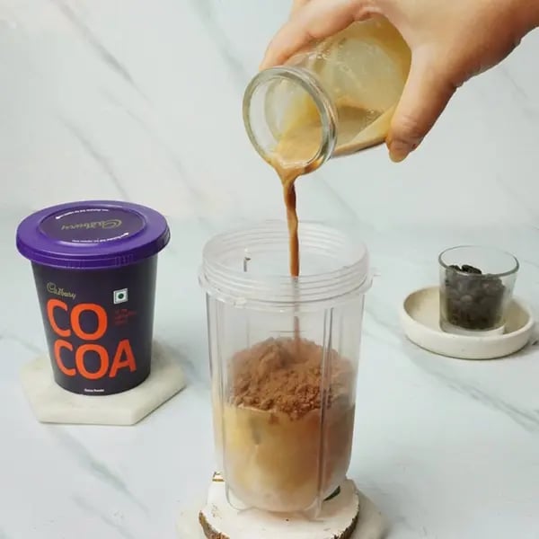 Choco-Mocha Frappe Cafe Style - The coffee adds depth and boldness