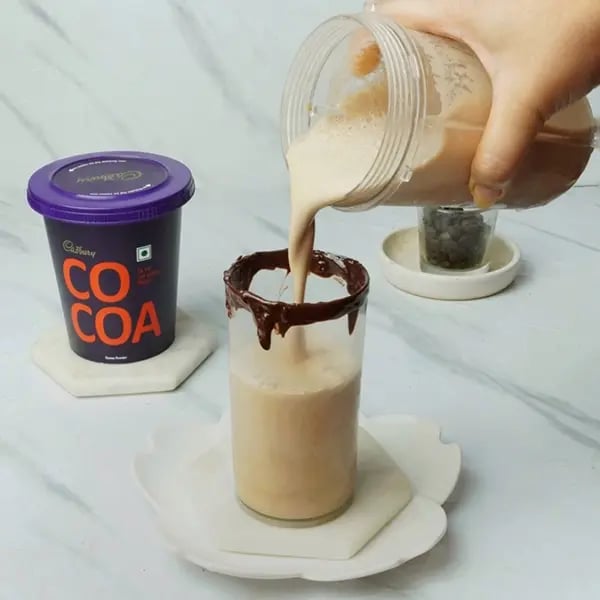 Choco-Mocha Frappe Cafe Style - Blend all the ingredients together