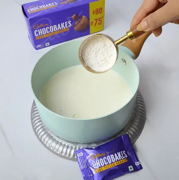 Chocobakes Pudding with Crunchy Pistachio - Add cornstarch