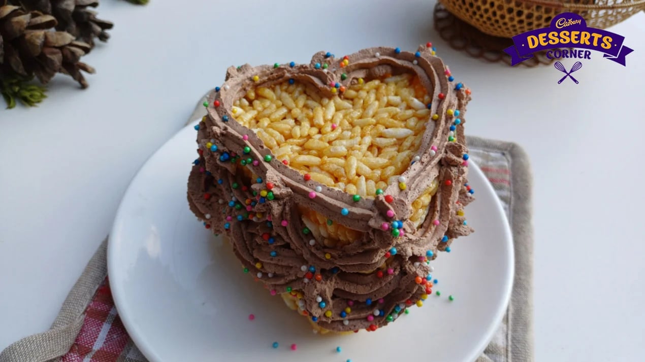 Rice Puffs with Ceamy Chocolate Recipe