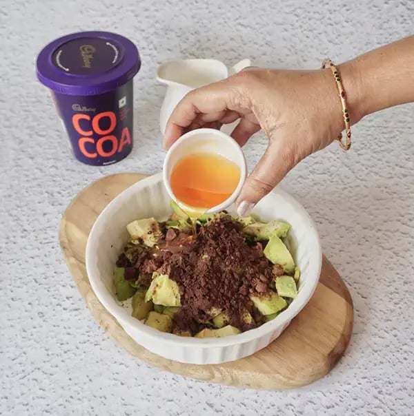 Chocolate Avocado Mousse with Coconut Milk - Add honey